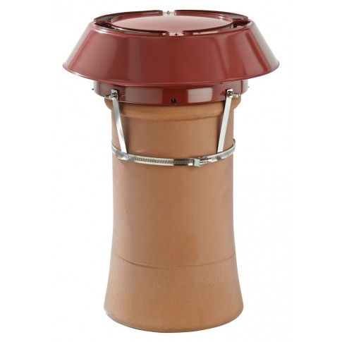 Colt Top All Purpose Chimney Anti downdraught Cowl (Terracotta)